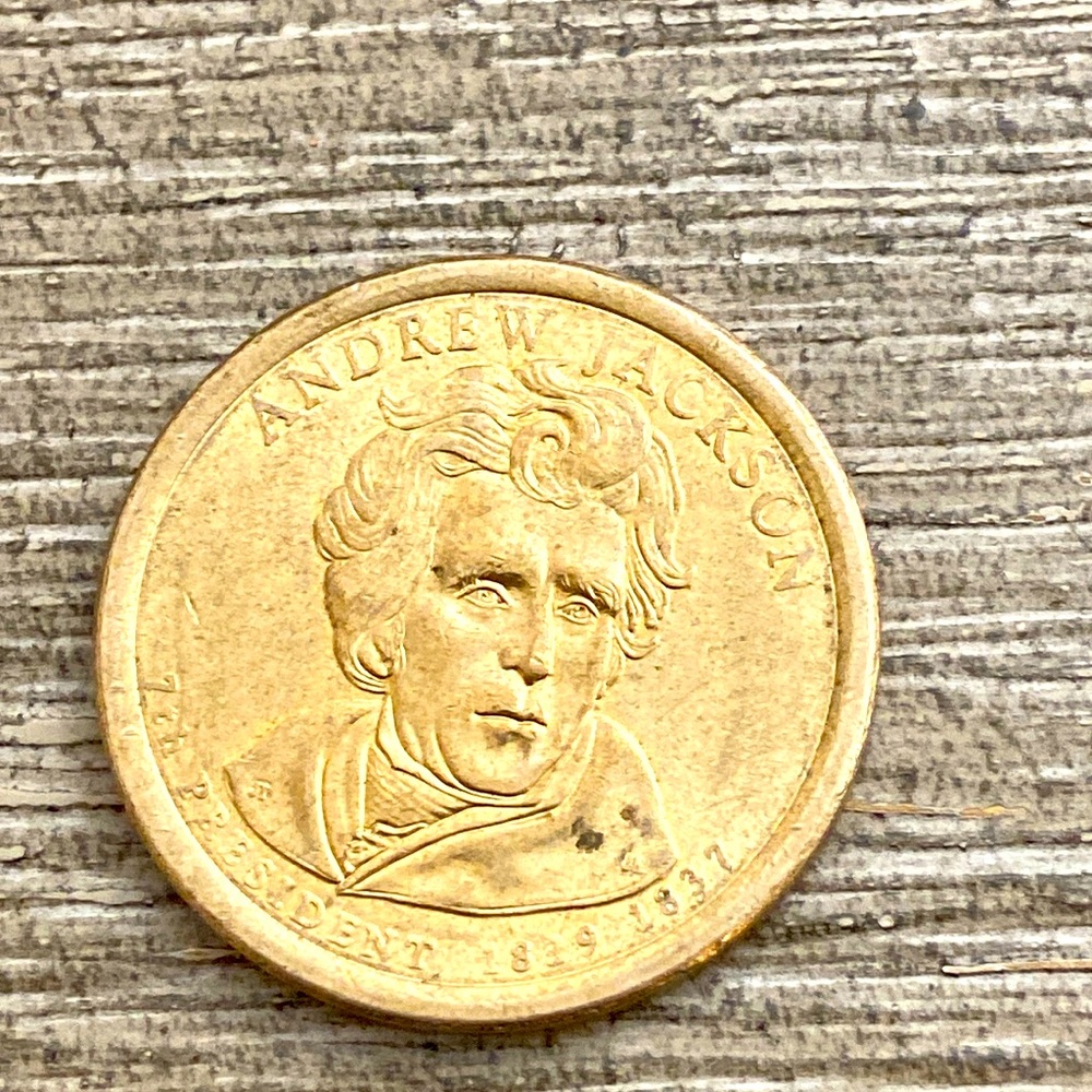 2008D ANDREW JACKSON ONE DOLLAR COIN Presidential Commemorative USA